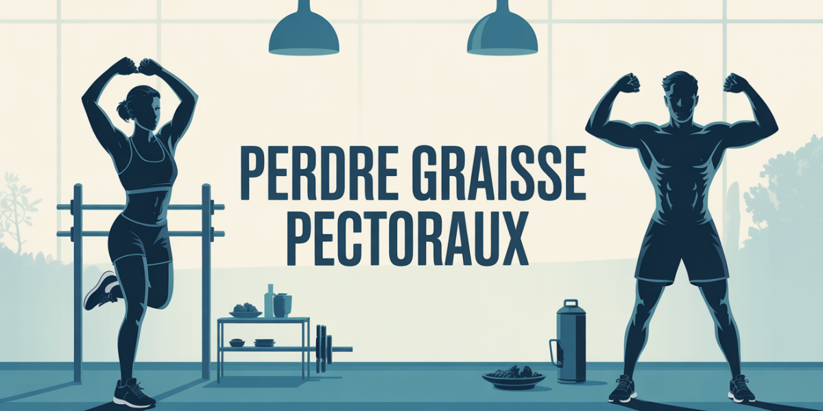 Exercices cardio musculation et assiette pour perdre graisse pectoraux