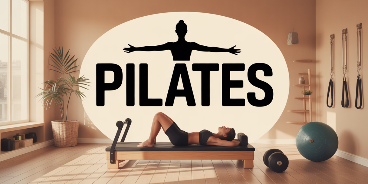 Illustration anneau de pilates sur tapis de gym