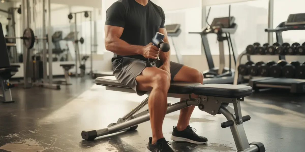 pistolet de massage utilisation salle de sport
