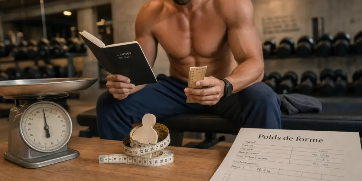 Poids ideal homme 1m80 sportif : évaluation poids et taille en salle de sport