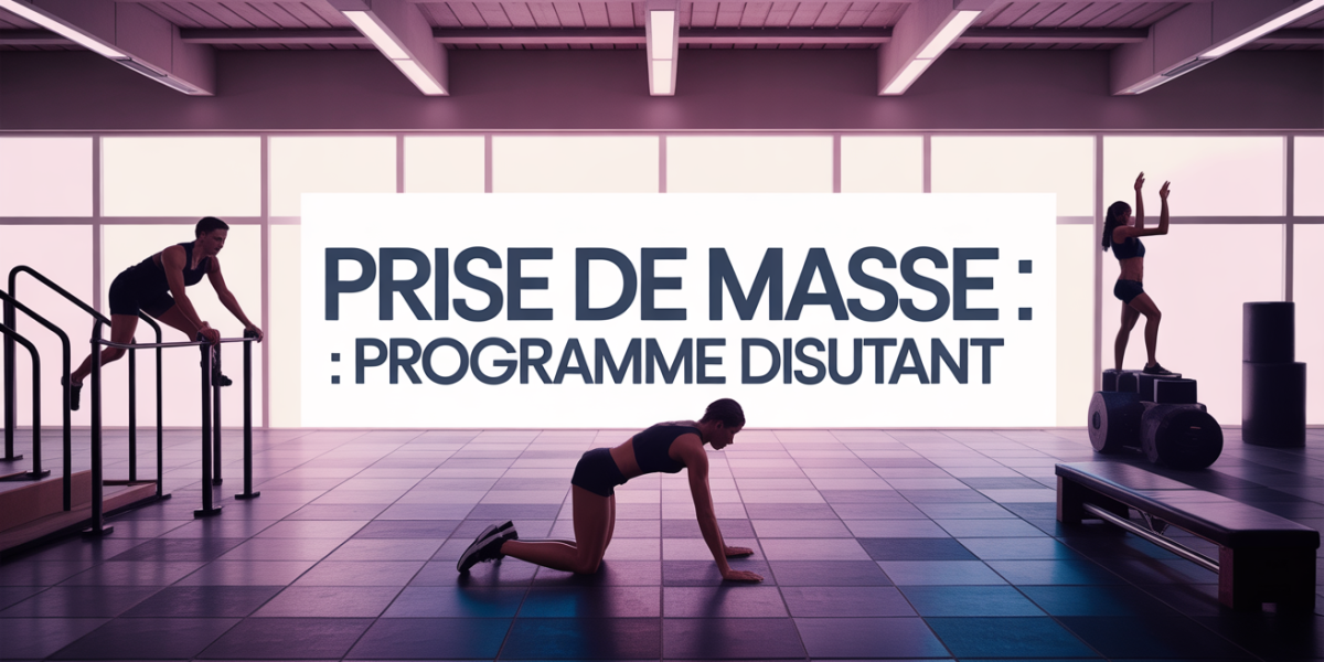salle de sport programme prise de masse debutant