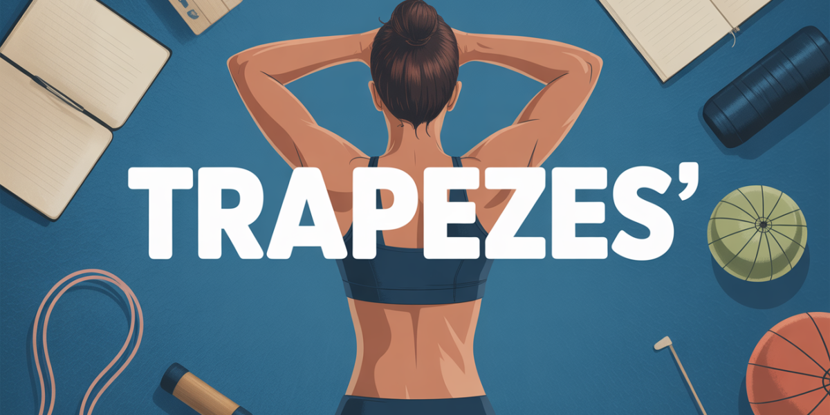 Dos athletique et equipement pour renforcement des trapezes