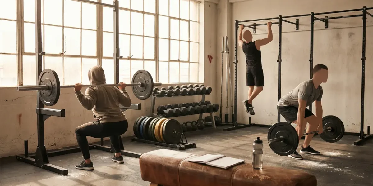 salle de sport squat traction force musculation