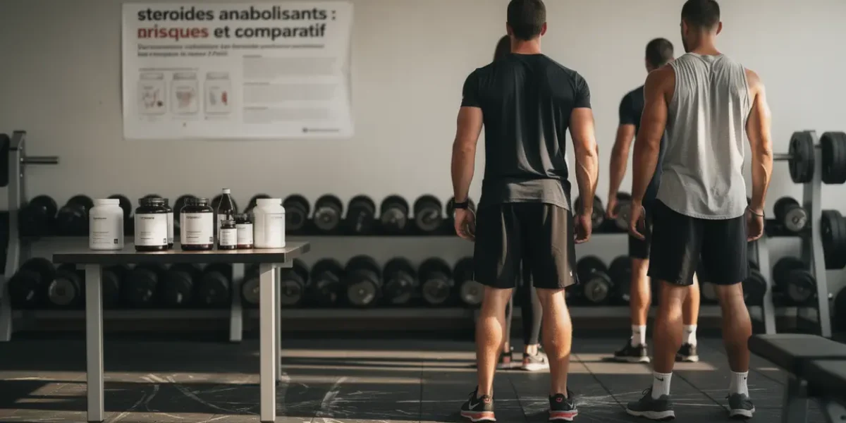 salle de musculation silhouettes steroides anabolisants