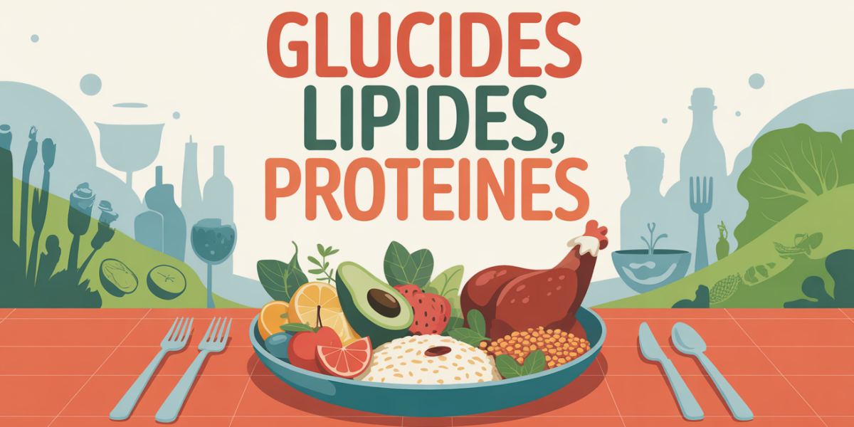 tableau glucide lipide proteine assiette équilibrée colorée